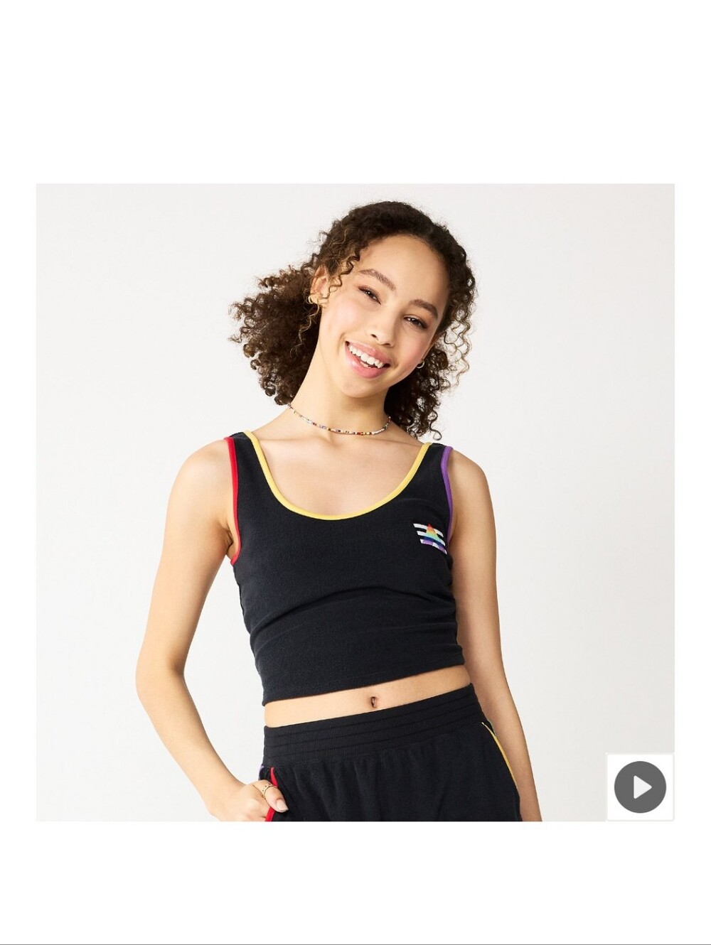 SO Cropped Ally Pride Tank